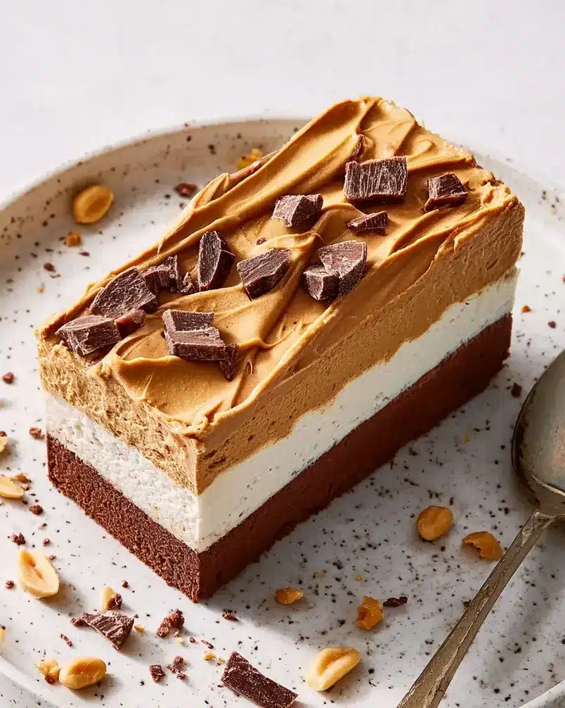 My Chocolate-Peanut Butter Delight Is No-Bake and So Much Easier Than It Looks 2 Ingredients being gathered for a no-bake chocolate peanut butter dessert