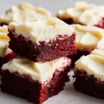 Red Velvet Cookie Bars 5 Red Velvet Cookie Bars