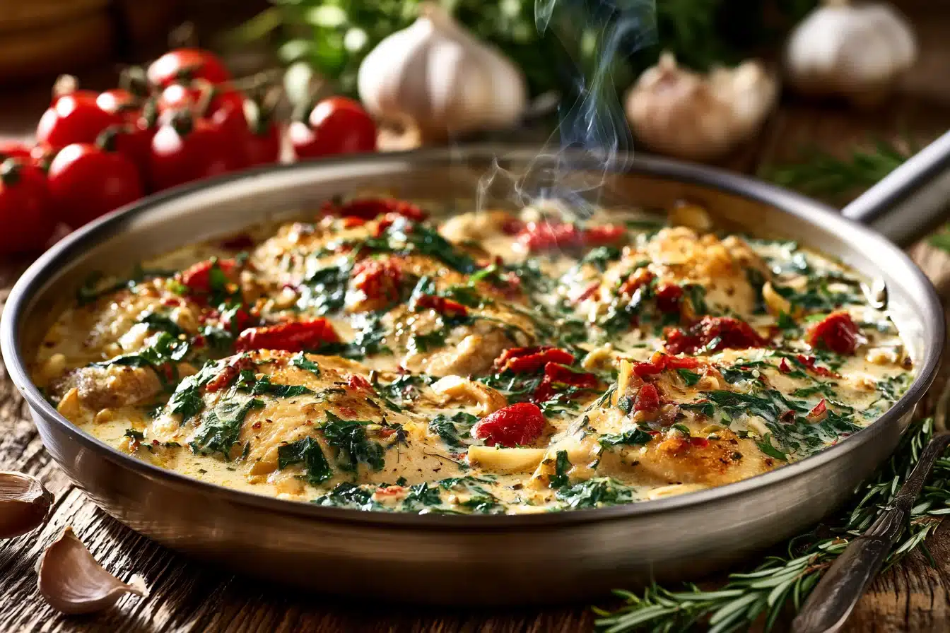 Creamy Tuscan Garlic Chicken 2 Creamy Tuscan Garlic Chicken
