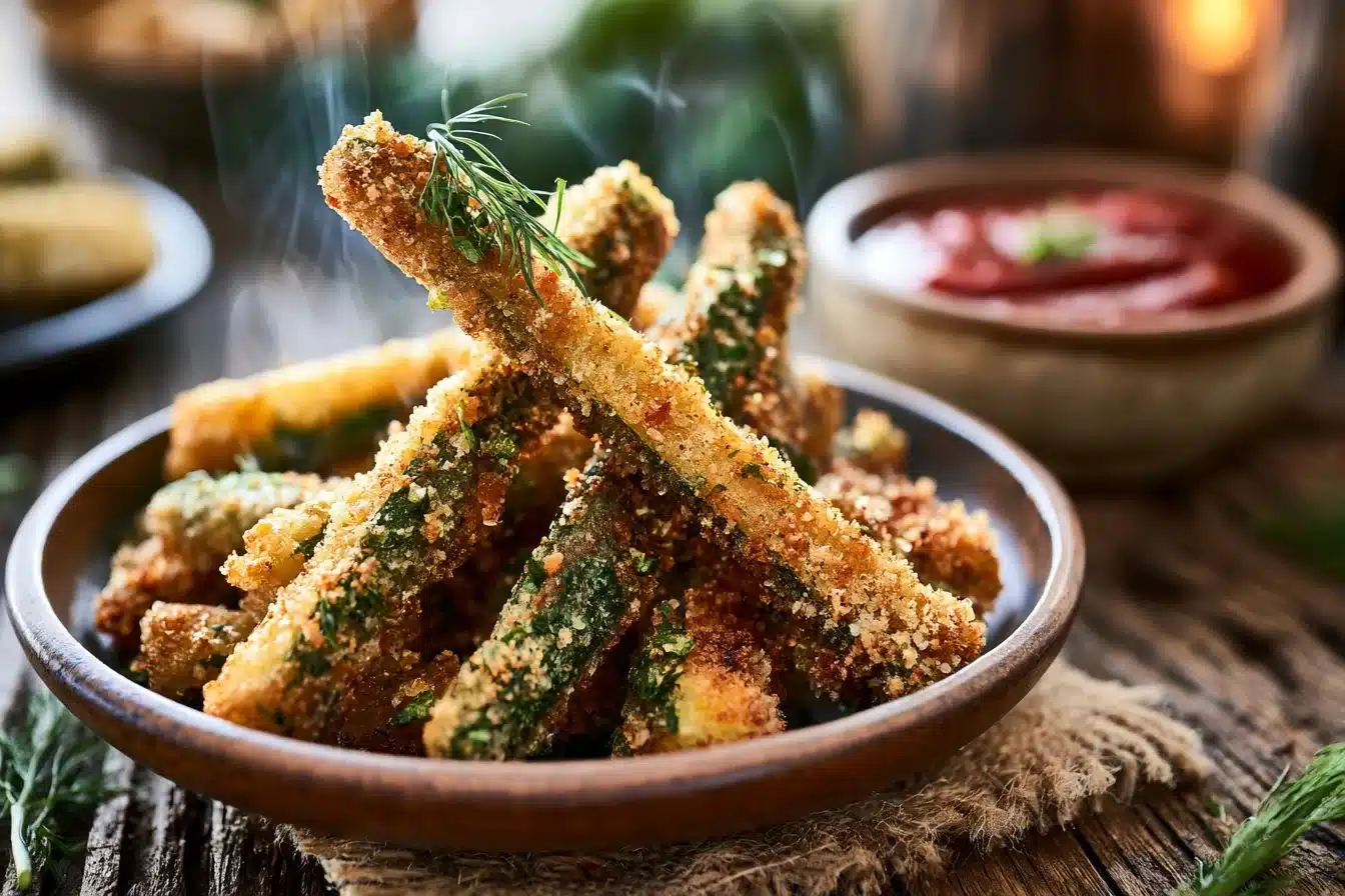 Crispy Baked Zucchini Fries That Are Perfect for Parties 2 Crispy Baked Zucchini Fries That Are Perfect for Parties