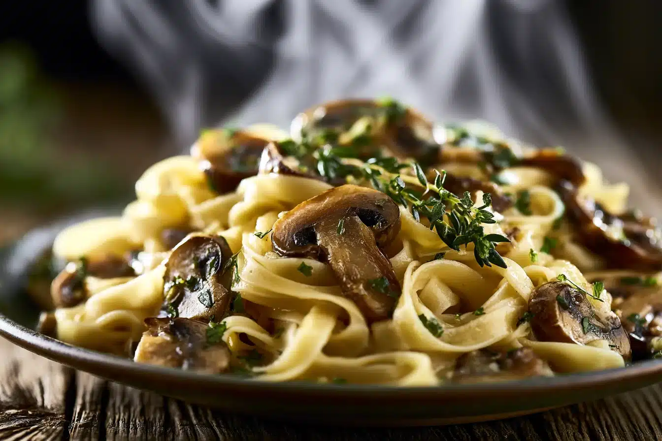 Garlic Butter Mushroom Pasta 3 Garlic Butter Mushroom Pasta