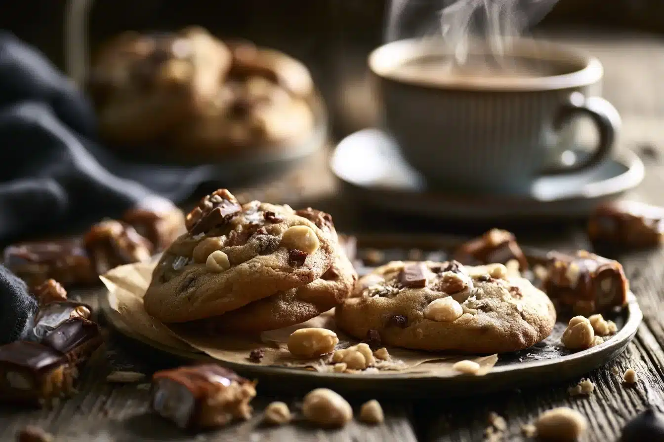Snickers Chocolate Chip Cookies 3 Snickers Chocolate Chip Cookies