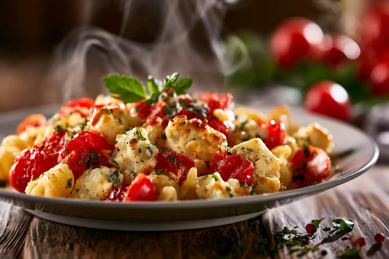 Baked Feta Pasta with Cherry Tomatoes 3 Baked Feta Pasta with Cherry Tomatoes