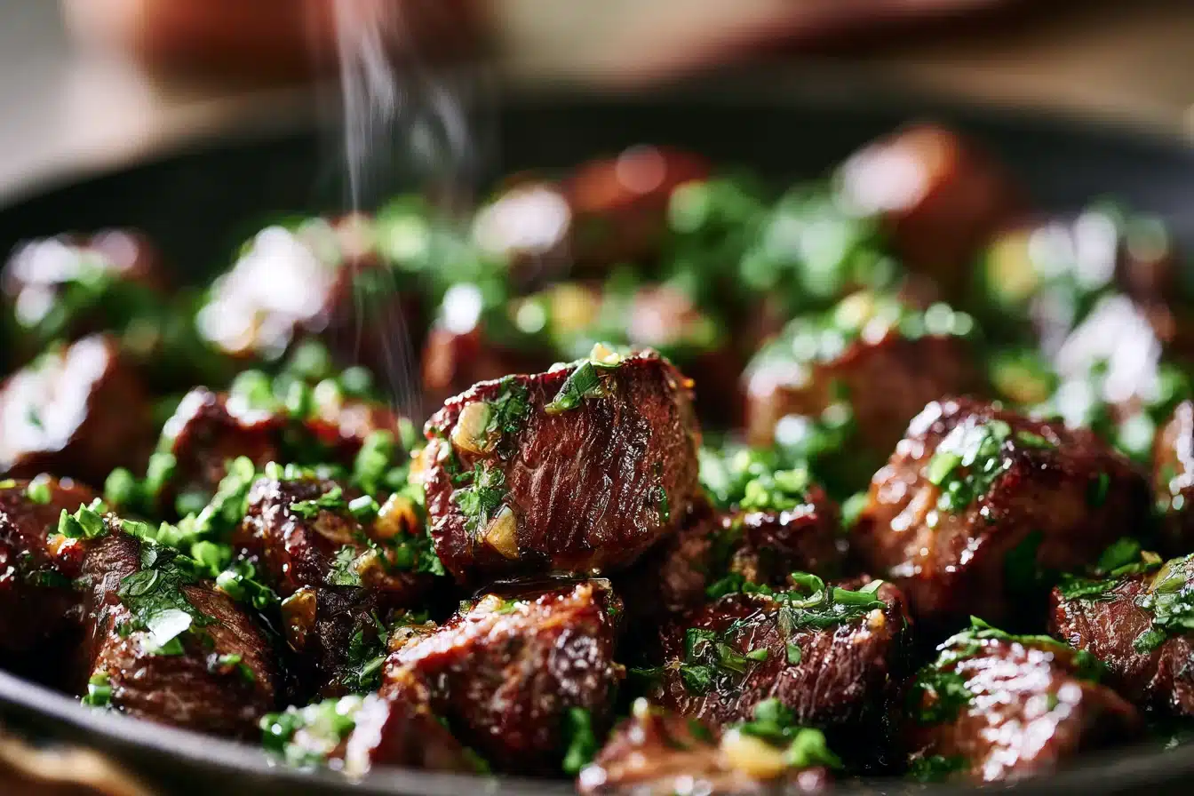 Garlic Butter Steak Bites 3 Garlic Butter Steak Bites