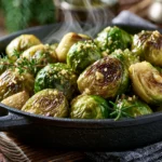 Honey Garlic Roasted Brussels Sprouts 5 honey garlic roasted brussels sprouts