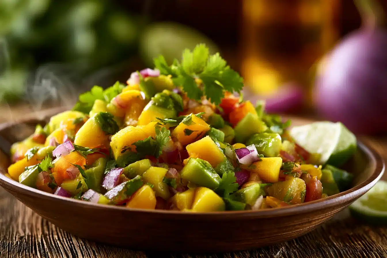 Mango Avocado Salsa 2 Mango Avocado Salsa
