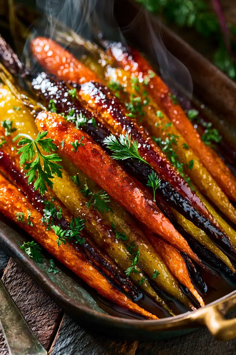 Maple Cinnamon Roasted Carrots 3 Maple Cinnamon Roasted Carrots