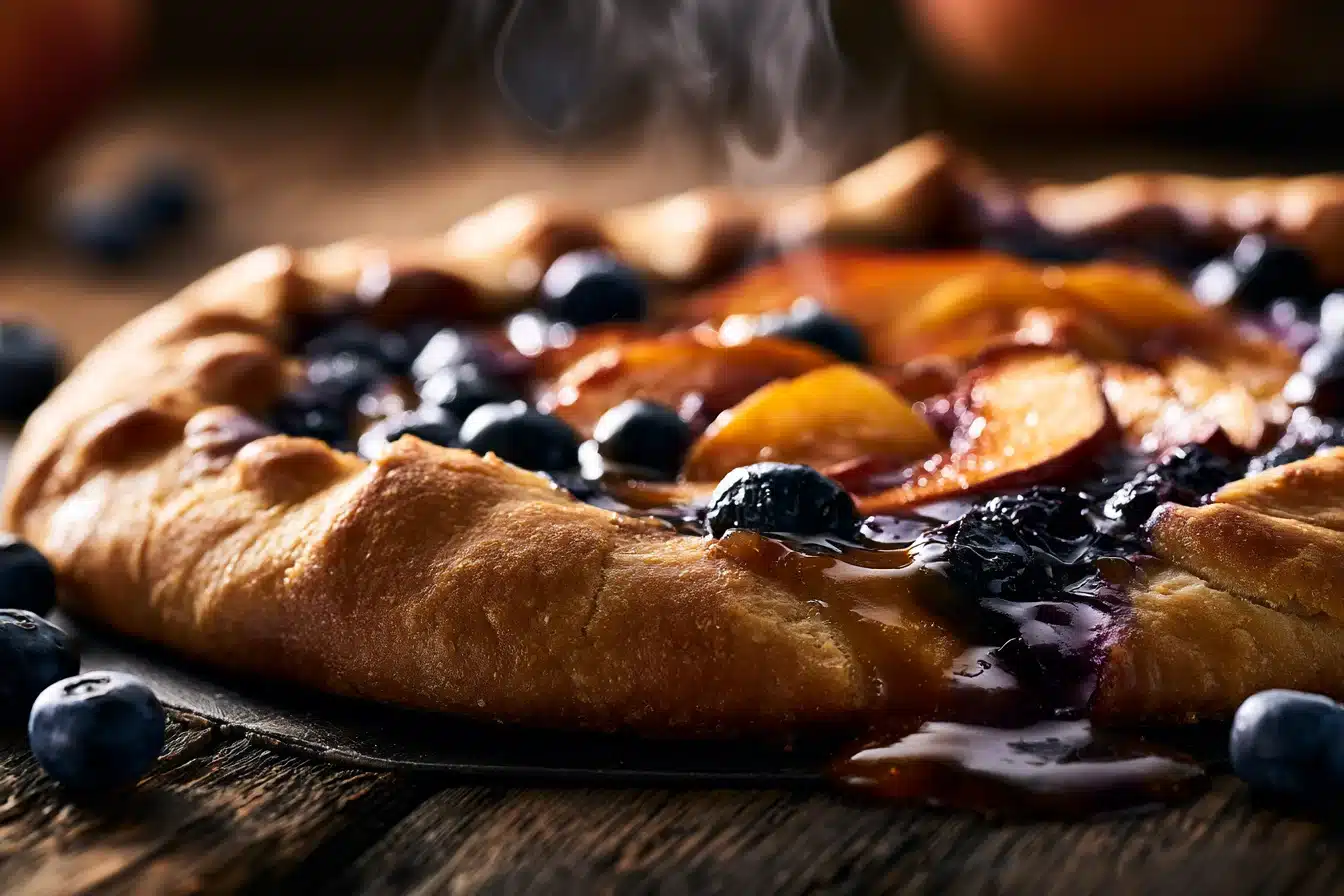 Peach and Blueberry Galette 2 Peach and Blueberry Galette
