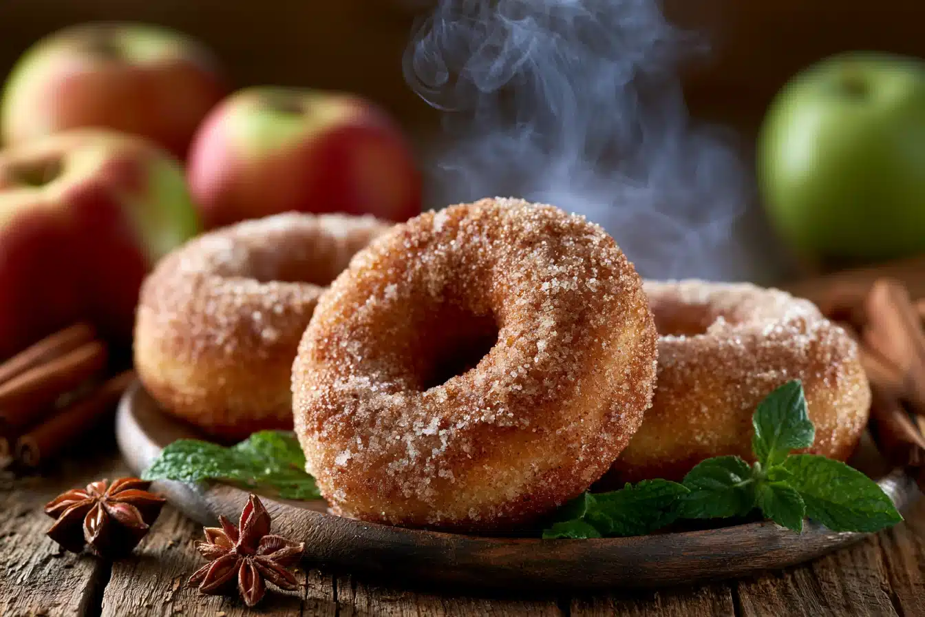 Spiced Apple Cider Doughnuts 2 Spiced Apple Cider Doughnuts