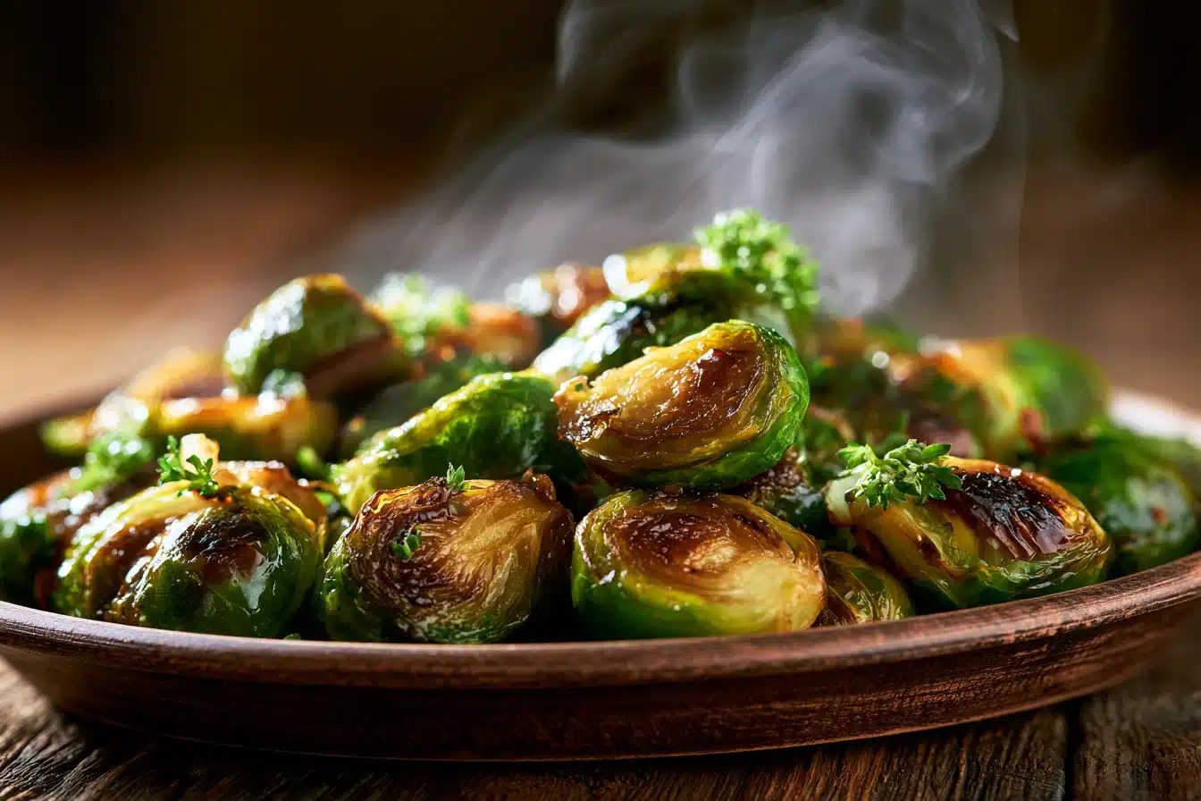Sriracha Honey Glazed Brussels Sprouts 3 Sriracha Honey Glazed Brussels Sprouts
