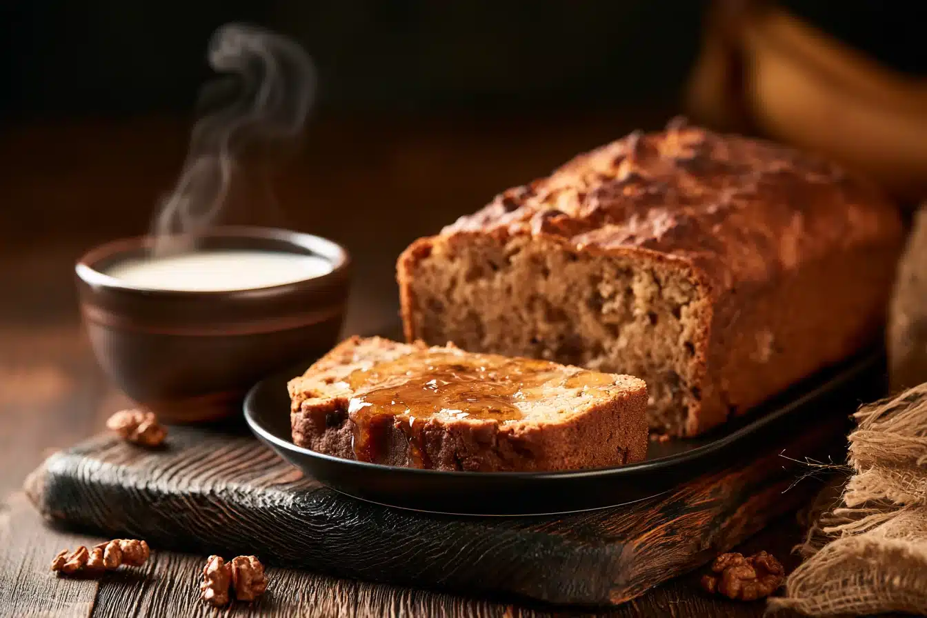 Banana Bread with Milk 2 Banana Bread with Milk