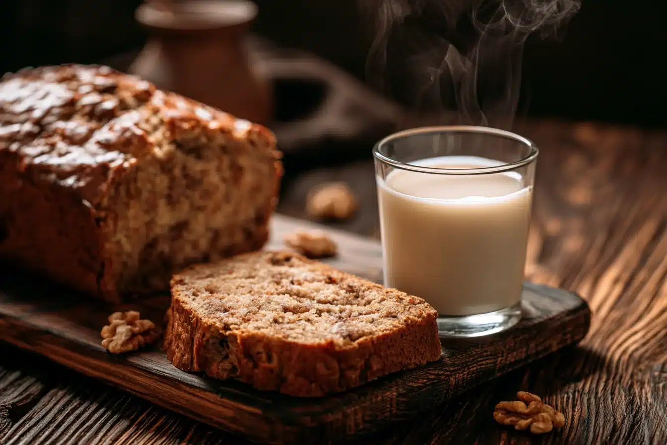 Banana Bread with Milk 3 Banana Bread with Milk