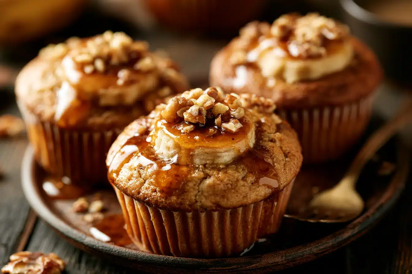 Banana Muffins 3 Banana Muffins