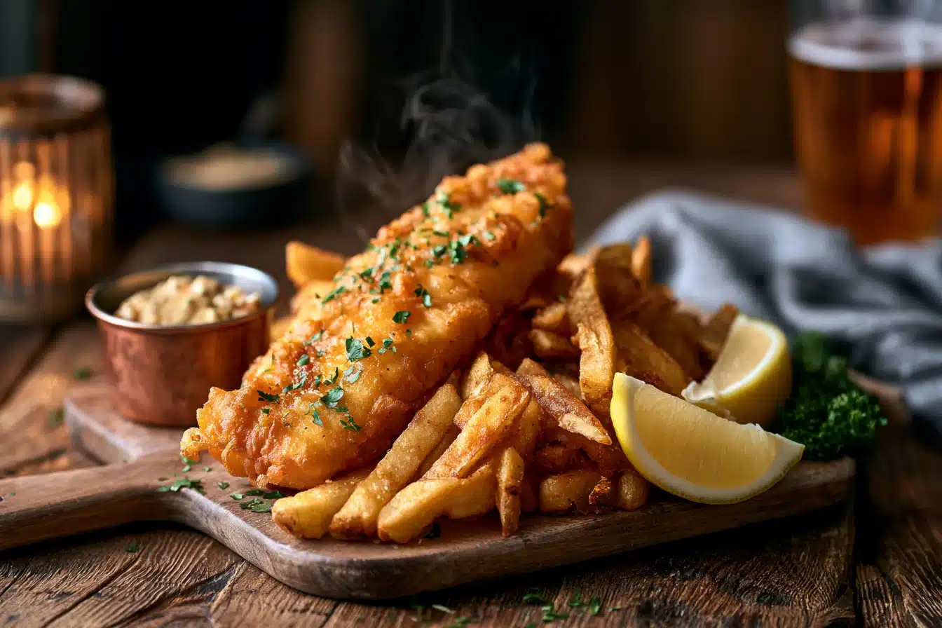 Crispy Fish and Chips Recipe 2 Crispy Fish and Chips Recipe