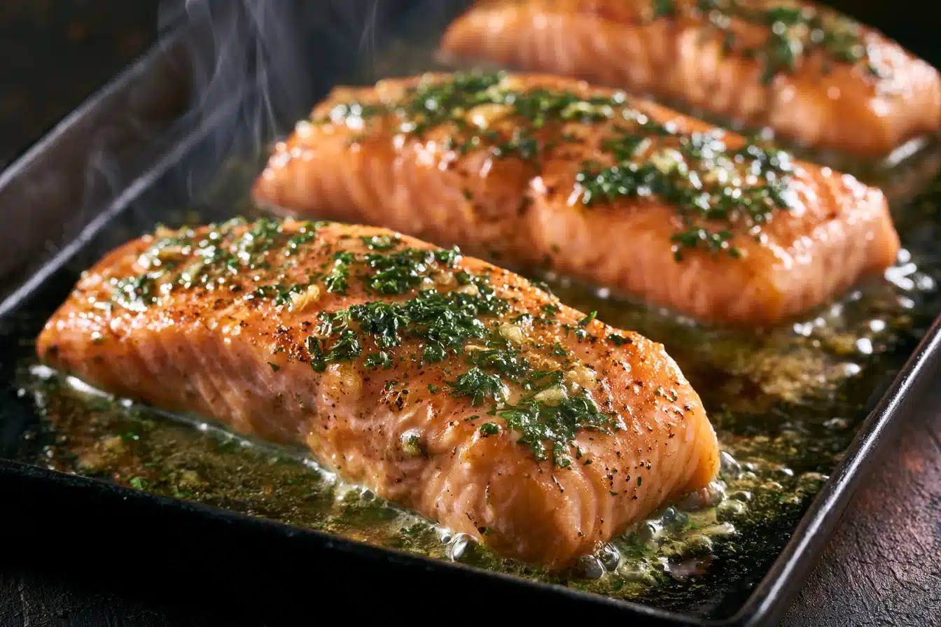Garlic Butter Herb Salmon 2 Garlic Butter Herb Salmon