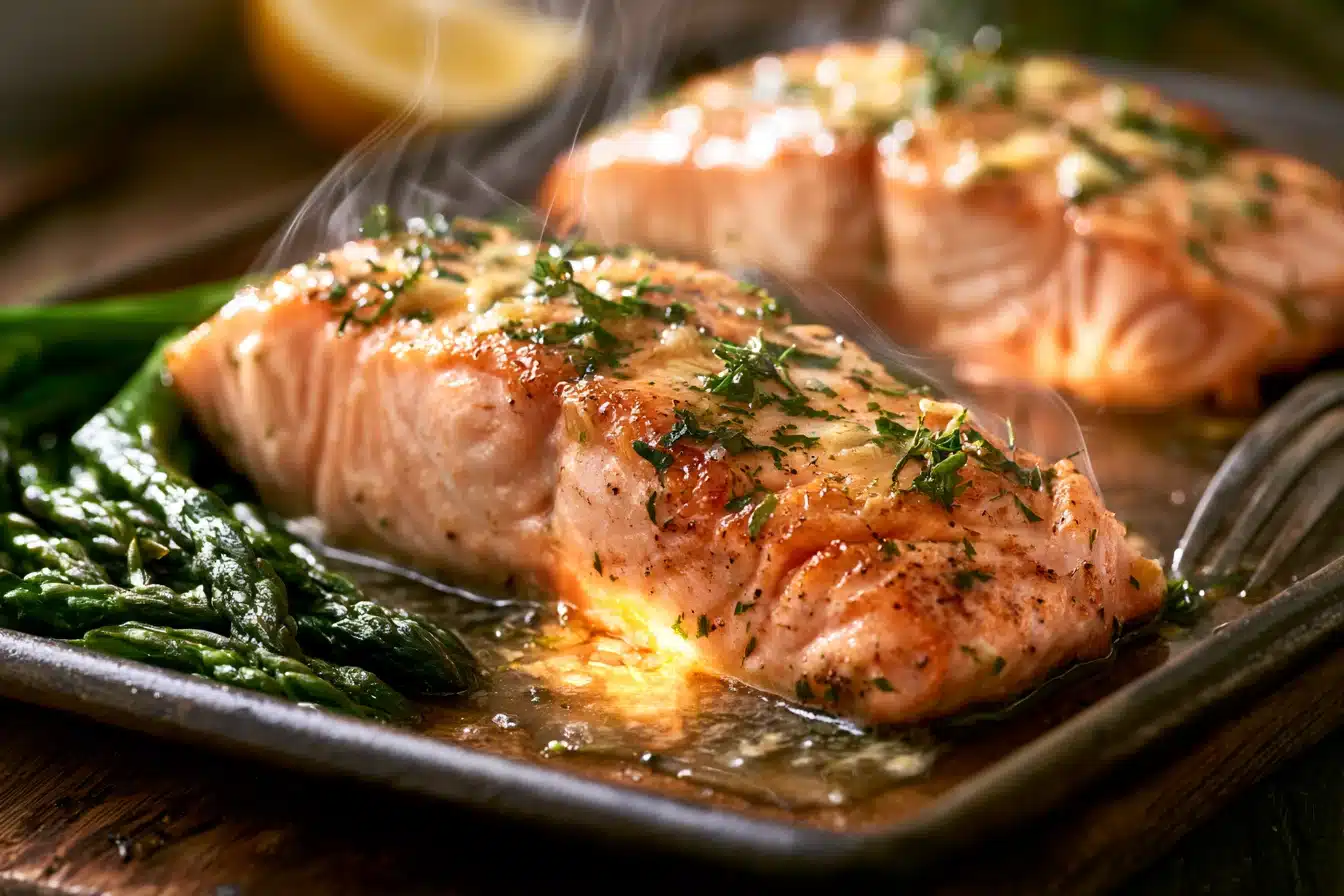 Garlic Butter Herb Salmon 3 Garlic Butter Herb Salmon