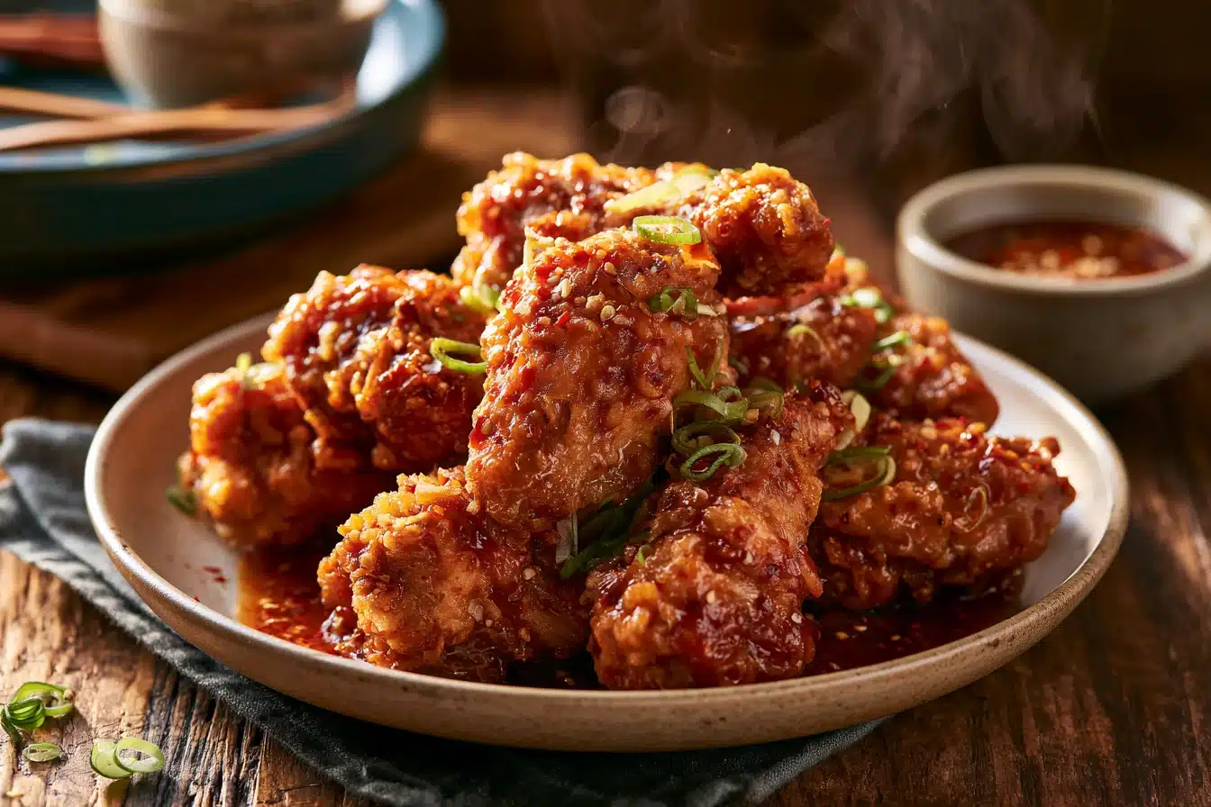 Spicy Korean Fried Chicken Recipe 3 Spicy Korean Fried Chicken Recipe