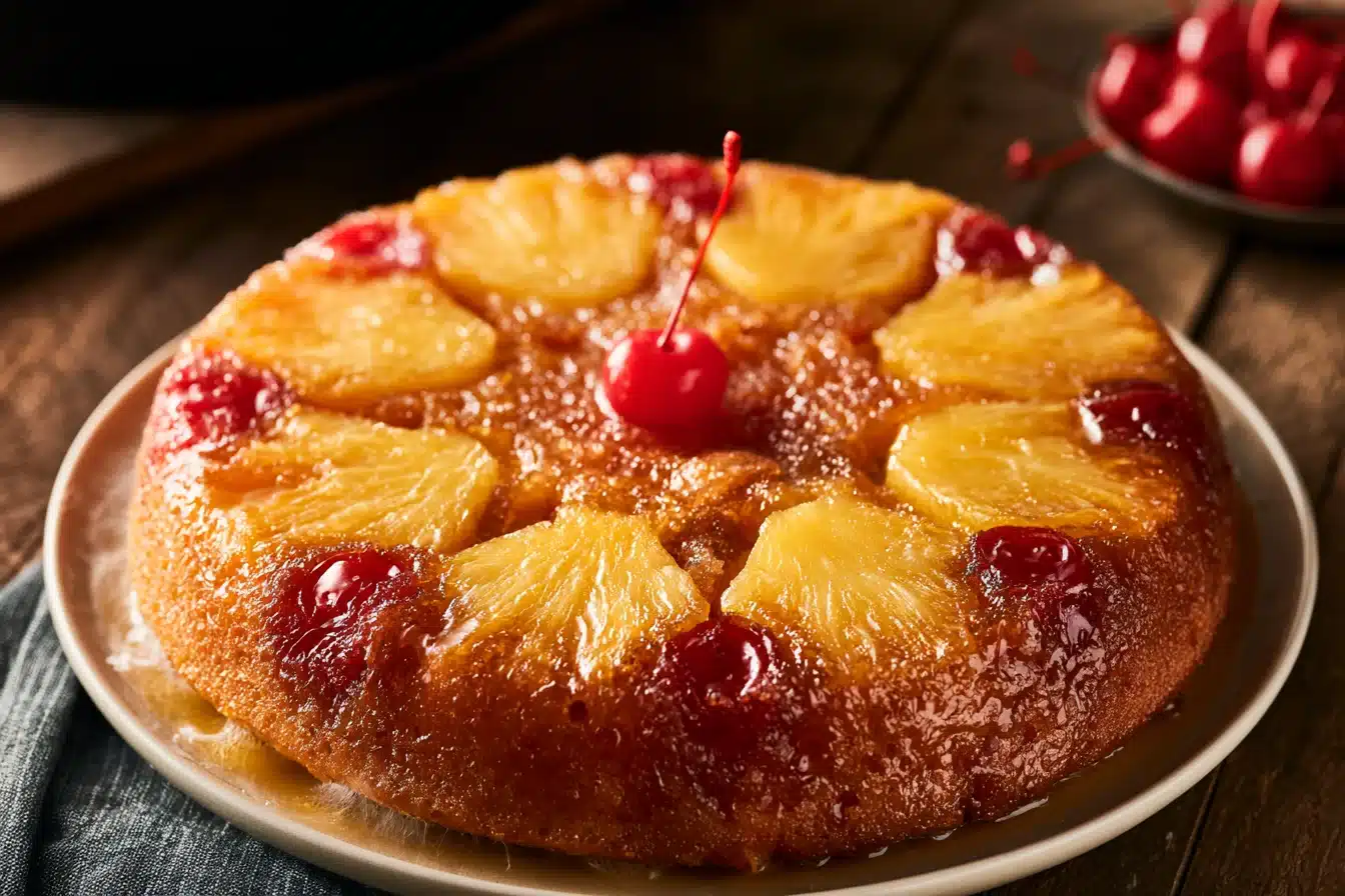 Classic Pineapple Upside Down Cake 3 Classic Pineapple Upside Down Cake