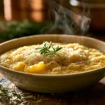 Creamy Polenta with Parmesan Cheese 5 polenta